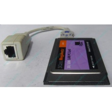 Сетевая карта для ноутбука 3COM Mehahertz 3CCFE574BT (PCMCIA) - Нижневартовск
