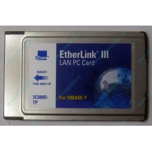 Сетевая карта 3COM Etherlink III 3C589D-TP (PCMCIA) без LAN кабеля (без хвоста) - Нижневартовск